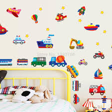 Pretty kids room ideas furniture nursery wall painting. Car Wall Sticker Cartoon Design Wallpaper 3d Wall Decals Bedroom Boy Room Decal Home Decor Children S Bedroom Cars Decor Decals Stickers Vinyl Art