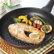 Ecoramic Fry Pan Set Uses A Non Stick Ceramic Coating To Cook Delicious Food Cooking Fry Pan Set Ceramic Cookware Set