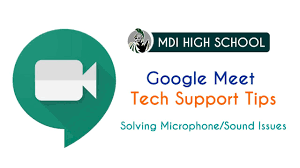Google Meet Solving Microphone Or Sound Issues Youtube