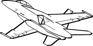 Fighter jet coloring page coloring for babies amva me. Jet Plane Clipart Black And White Novocom Top