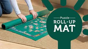 Puzzle roll mat έως 1500 κομμάτια. Puzzle Roll Up Mat Keeps Pieces In Place Youtube