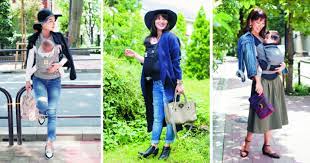 エルゴしててもオシャレ ファッション上級者 抱っこひも はおりもの コーデ milly ミリー エルゴ ファッション 抱っこひも