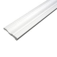 Plastibec offers a complete selection of pvc mouldings to include crown moulding, casing, chair rail, baseboard and. Pvc Chair Rail By Plastibec White Finish