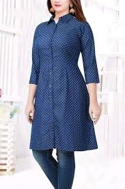 Daily wear kurtis from ashimafashionstore. Elma Lifestyle Denim Kurti Collection For Winter Size Facebook