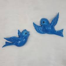 Great savings & free delivery / collection on many items. Vintage Wall Decor Vintage Ceramic Blue Birds Set Wall Art Decor Poshmark