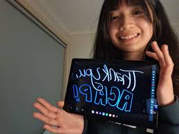 We love seeing our competition winners this happy! 🎉 Violet entered our  draw at the Melbourne Careers Expo back in July, and it was great to see  how excited she was when