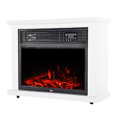 Many of our electric fireplaces are one box products suitable for flat wall installations which. Electric Fireplace Suite Cream White Surround Log Burning Flame Effect Electric Fireplace Stove With Digital Timer And Thermostat Included Remote Control 900w 1800w Buy Online In Dominica At Dominica Desertcart Com