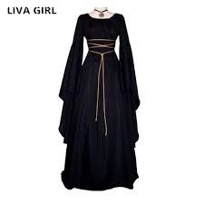 Es herrschte über die grafschaft battenberg und starb 1310 im mannesstamm aus. Grosshandel Mittelalterliche Maxi Kleid Gothic Vintage Verband Frauen Sommer Schwarz Retro Party Cosplay Hexe Halloween Kostume Sex Langes Kleid Von Matilian 17 47 Auf De Dhgate Com Dhgate