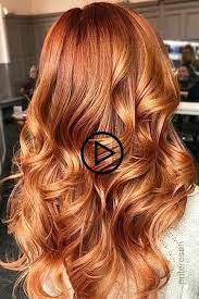 Goldene Copper Hair Tones Redhair Wavyhair A Dark Light Ombre Oder Balayage Copper Hair Kupfer Haare Kurzhaarschnitt Madchen Haarfarben