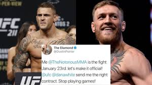 Mcgregor's appearance was swiftly followed by his opponent, as poirier arrived and made weight the other two lightweight contenders set for action also had no problem making weight, as new zealand's dan hooker and. Dustin Poirier S Deleted Tweet Indicates Fight With Conor Mcgregor Isn T Official The Sportsrush