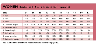 the ottobre design blog womens size chart in inches