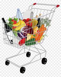 Download grocery shopping clipart images and vector illustrations in 45 different styles for free. Grocery Shopping Cart Png Pic Food Shopping Vector Png Clipart 1300645 Pikpng