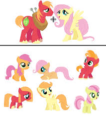Fluttershy X Big Mac My Little Pony Coloring My Little Pony Pictures My Little Pony Friends