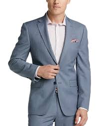 ( 14 product reviews ) write a review. Calvin Klein X Fit Light Blue Sharkskin Slim Fit Suit Men S Suits Men S Wearhouse