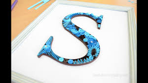 I love quilling a heartfelt gift card for my loved ones. Framed Paper Quilling Letter S Youtube