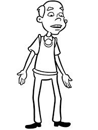 Touch device users, explore by touch or with swipe gestures. Robert Simmons From Hey Arnold Coloring Page Free Printable Coloring Pages For Kids