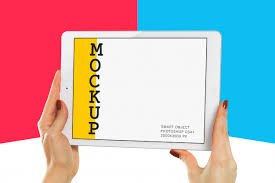 This free ipad mockup template psd is ready for showcasing your ebooks or ipad ui and app design in a photorealistic manner. Hand Holding White Tablet Mockup Psd Template Free Download Hand Holding White Tablet Mockup Psd Template Mockup Design Hand Template Phone Mobile Laptop Web Website White Web