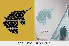 Download Geometric Unicorn Svg Illustration Geometric Animals Svg 1133154 Vectors Design Bundles
