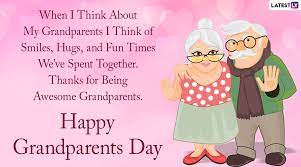 Grandparents' day or national grandparents' day is a secular holiday celebrated in various countries, it is celebrated to show the bond between grandparents and grandchildren. Happy National Grandparents Day 2020 Wishes And Hd Images Whatsapp Stickers Gifs Facebook Photos And Messages To Send Heartfelt Greetings Of The Day Latestly