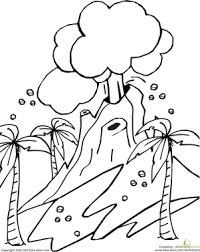 Lightning bolts thundering to life inside and out of the hot cloud. Volcano Worksheet Education Com