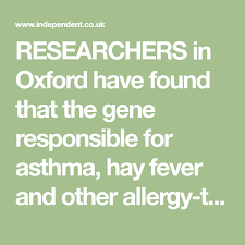 Asthma Gene Only Active If Inherited From Mother In 2020 Asthma Genomic Imprinting Allergy Types