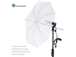 Limostudio Photography White Photo Umbrella Light Lighting Kit Agg1754 Newegg Com