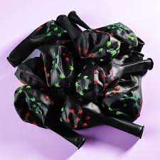 Start a balloon business today Buy 50 Pieces 12 Inch Uv Neon Glow Balloons Blacklight Reactive Fluorescent Mini Weed Pot Leaf Balloon Glowing In The Dark Grass Pot Leaf Latex Balloon Neon Latex Balloon For Glow Party