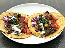 Season both sides of the flank steak (or you can use a skirt steak). Instant Pot 10 Minute Steak Tacos Carne Asada
