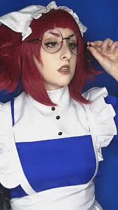 Best girl!!!! ❤️ also idk why the audio has an ending discord sound- LOL,  #meyrin #meyrincosplay #meyrinblackbutler #blackbutlercosplay #blackbutler  #kuroshitsujicosplay #kuroshitsuji