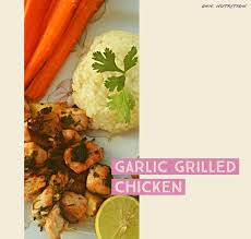 Garlic Grilled Chicken Serves One Person Ingredients 100 G Breasts One Lemon For Lemon Juice Teaspo Grilled Chicken Green Beans Nutrition Facts