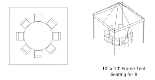 Tent Seating Charts 20x30 Pole Tent 6ft Seating Chart