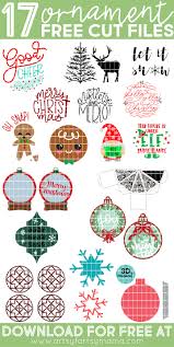 Download Gingerbread Ornaments With 17 Free Ornament Cut Files Artsy Fartsy Mama
