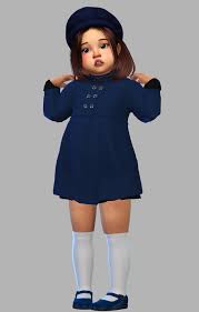 Simply put this mod allows for alien sims to be able to use the makeup from the realm of magic gp, which they were blocked from doing for some reason. Sims4xs Toddler Lookbook Coat Early Short Sweater Sims4nexus Socks Historicalsimslife Sh Sims 4 Cc Kids Clothing Sims 4 Toddler Sims 4 Cc Toddler