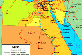 Depois, descobri que algumas das regiões turísticas mais bonitas do egito estão fora da capital. Egito Mapa Das Provincias Descobrir Egipto Viagens