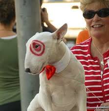 Some Red Paint And A Bow Tie Is All You Need To Make This Target Dog Costume A Reality You Will Dog Halloween Costumes Dog Halloween Costumes Diy Pet Costumes