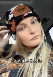 Its cold out so i wear this beanie everywhere. Its so warm! #cowprintbeanie  #cowprint #beanie #beanies #beanieseason #coldweather #coldweatheroutfits  #hattok #beaniesoftiktok #women #womenoftiktok ...