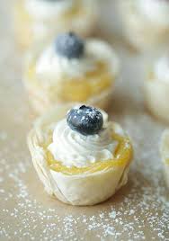Learn how to cook great strawberry filo dough dessert. Mini Lemon Tart Recipe With Phyllo Dough And Fresh Berries