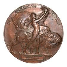 Pan American Exposition Bronze Medal By Hermon A Macneil C 1901 Sculpture Pan American North American Indians