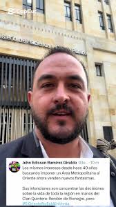 Los mismos intereses desde hace 40 años buscando imponer un Área  Metropolitana al Oriente ahora venden nuevos fantasmas. Sus intenciones son  concentrar las decisiones sobre la vida de toda la región ...