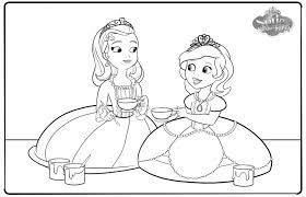 Top 25 disney princess coloring pages for your little girl. Disney Junior Sofia The First Coloring Pages Princess Sofia 258966 Coloring Home