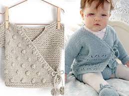 Are there any free knitting patterns for babies? Cute Baby Kimonos Free Knitting Patterns