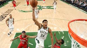 Giannis antetokounmpo is one of the nba's best players, and he has one of the widest wingspans and one of the highest verticals, too. Giannis Antetokounmpo Is Dunking On Teams Like A Modern Day Shaquille O Neal Nba Com Australia The Official Site Of The Nba