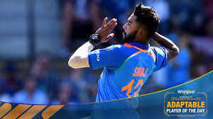 At least one number or symbol. Adaptable Player Of The Day Mohammed Siraj Youtube