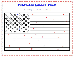 Patriotic Presidents Day Letter Recognition Preschool Printable American Flag Coloring Page Letter Recognition Kindergarten Worksheets