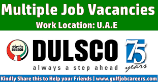 Dulsco Jobs 2021 Uae And Qatar Walk In Interview Hr Jobs Job Shop Job