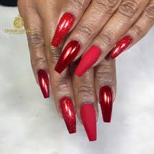 Next, create the 3d effect by adding white detail to the outer edges. 43 Best Red Acrylic Nail Designs Of 2020 Page 2 Of 4 Stayglam