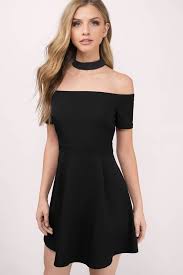 Search Dark Side Black Skater Dress On Tobi Com Strapless Off The Shoulder Fit And Flare Qu Dresses For Teens Dance Dresses For Teens Cute Dresses For Teens