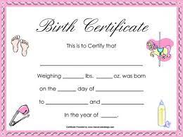 Birth certificate fake birth certificate : Baby Certificate Maker Terat