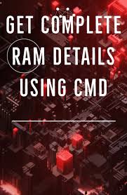 Check Every Detail About Ram In Your Computer Using Cmd In 2020 Ram Prompts Computer