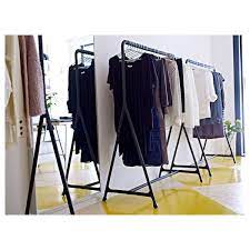 Furniture ikea cloth rack ikea rigga clothes rack assembly. Turbo Clothes Rack In Outdoor Black 117x59 Cm Ikea
